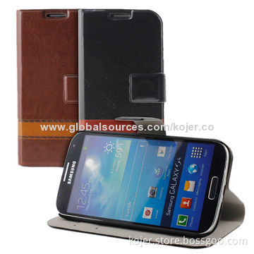New Products Flip Mobile Phone Cases for Samsung Galaxy S5, Fine Stitch SewingNew